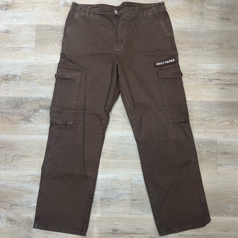 Daily Paper Men's Dark Brown Cargo Pants